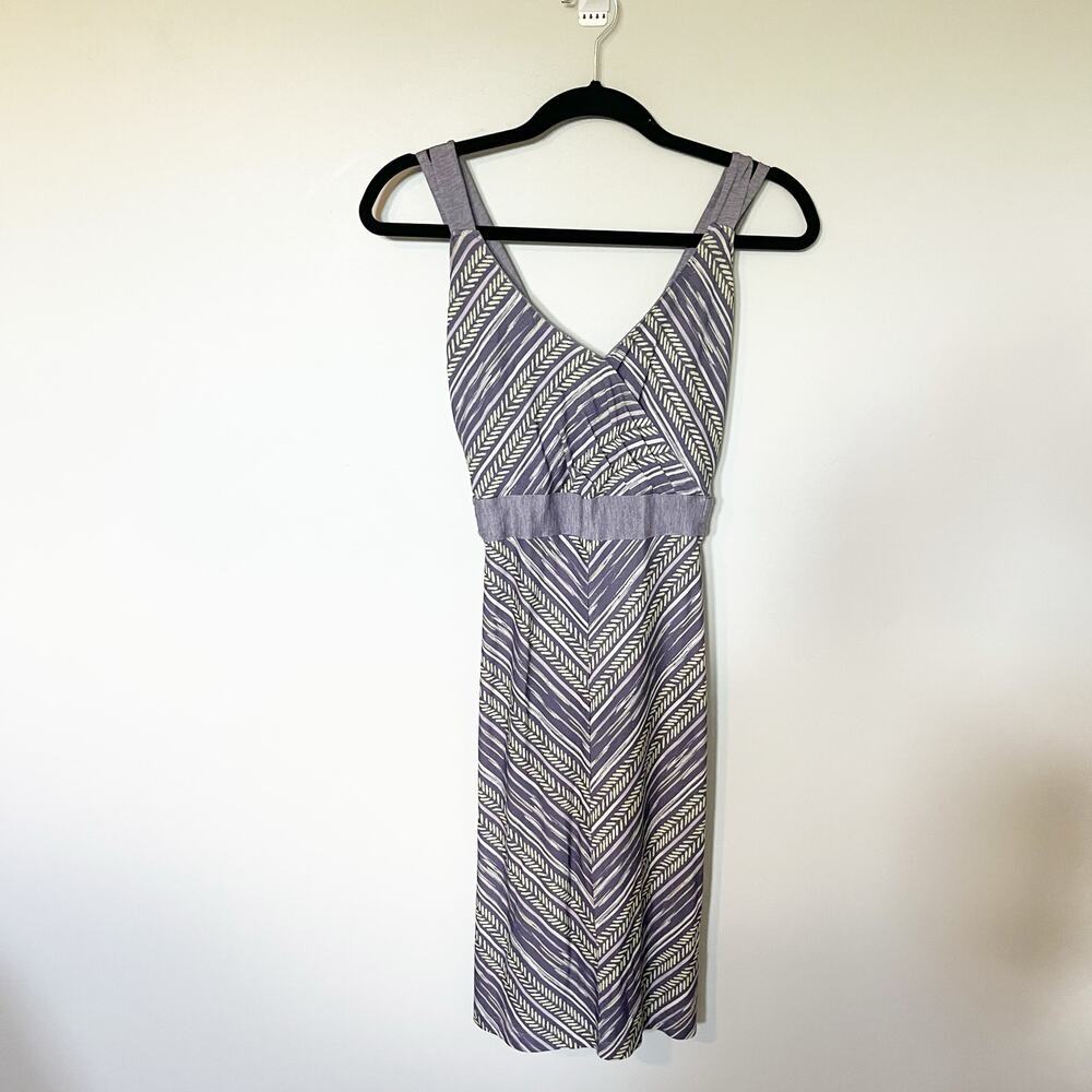 Smartwool Purple and White Midi Dress